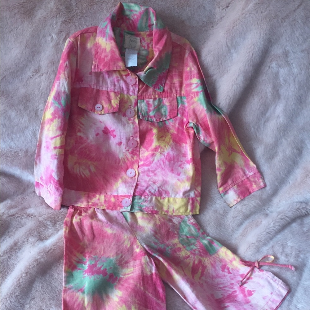 Girls | 2-Piece Floral Capri Set